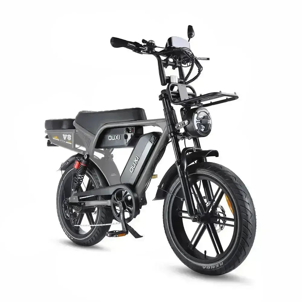 Ouxi V8 Ultra Max - Ciemnoszary - Brązowe siodełko