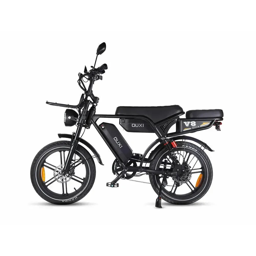 Ouxi V8 Ultra Max - Czarny - Brązowe siodełko