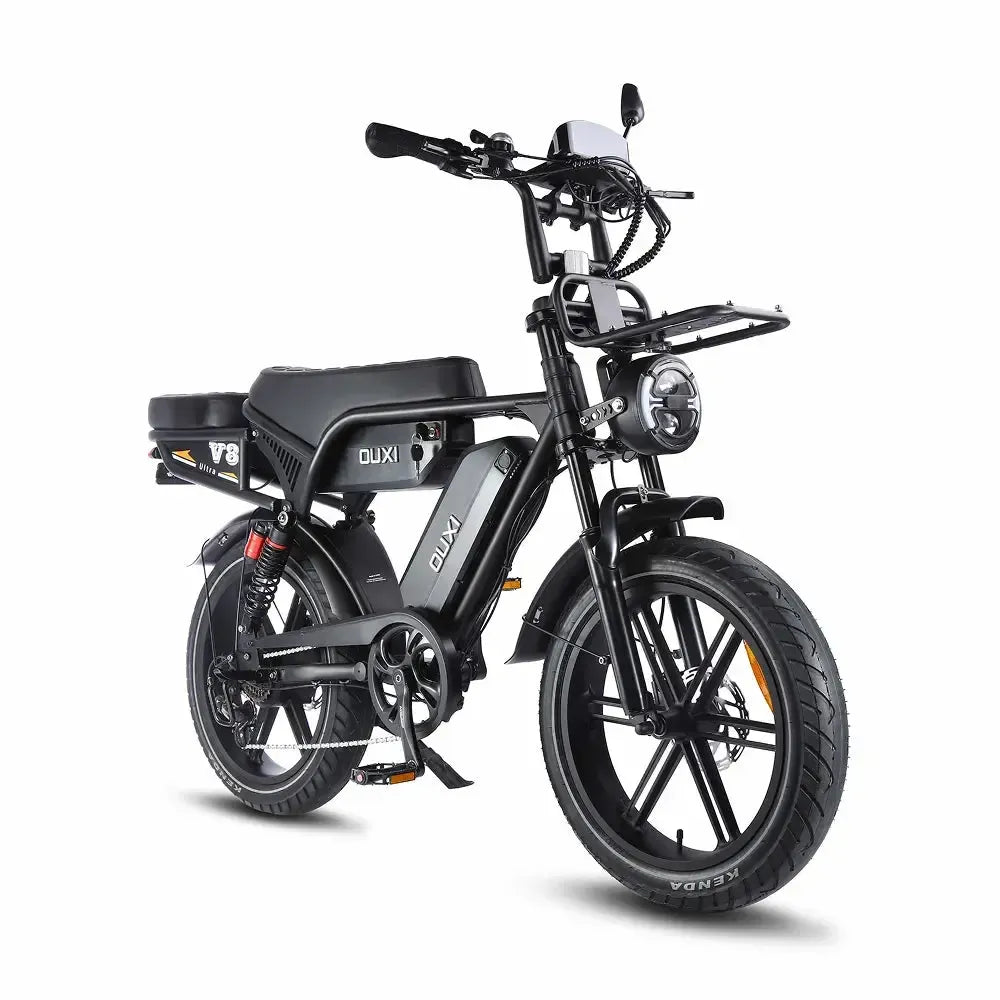 Ouxi V8 Ultra Max - Czarny - Brązowe siodełko