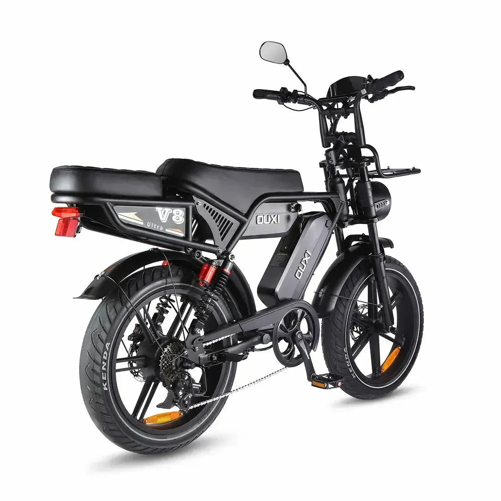 Ouxi V8 Ultra Max - Czarny - Brązowe siodełko