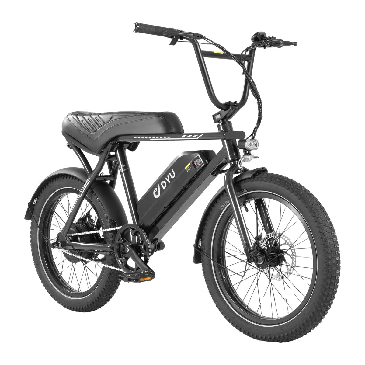 DYU UX BMX 20-calowy elektryczny rower z grubymi oponami