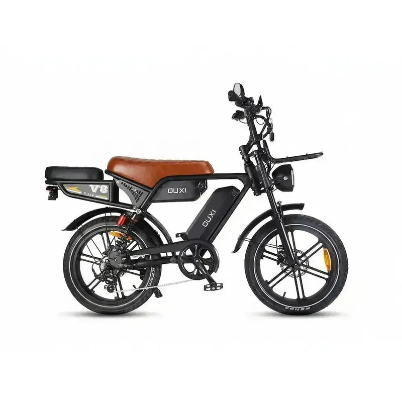 Ouxi V8 Ultra Max - Czarny - Brązowe siodełko