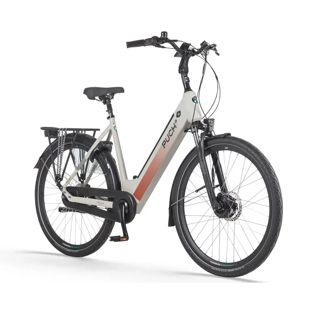 Puch E-Modern Basic N7 - Matowy Szary Zijde