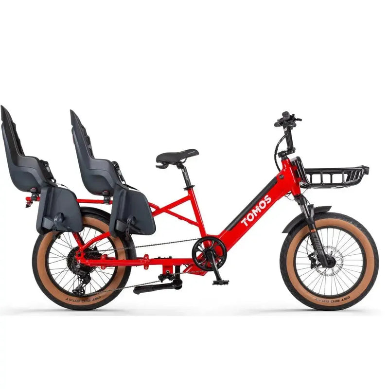 Tomos E-Cargo - Longtail - Czerwony